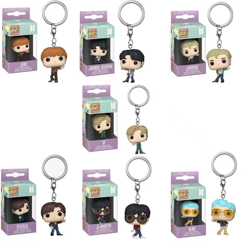 BTS (DYNAMITE) FUNKO POP KEYCHAIN