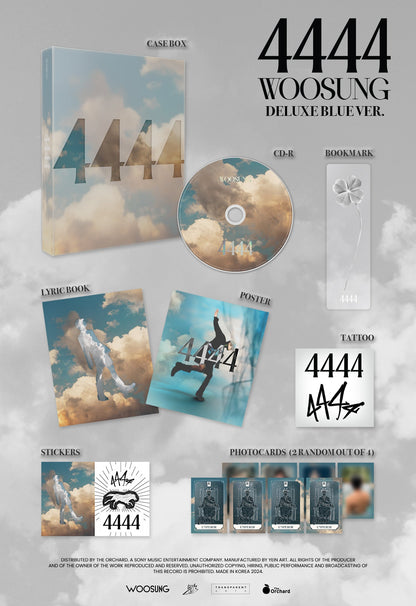 WOOSUNG 2ND ALBUM '4444' DELUXE (BLUE VER.)