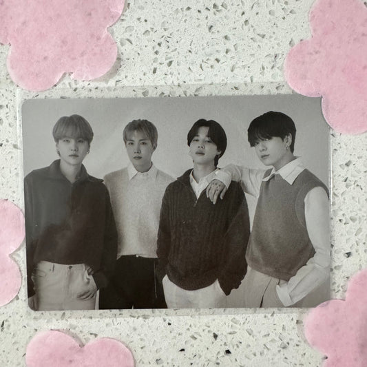 (BTS) SUGA, J-HOPE, JIMIN & JUNG KOOK- MONOCHROME OFFICIAL PC