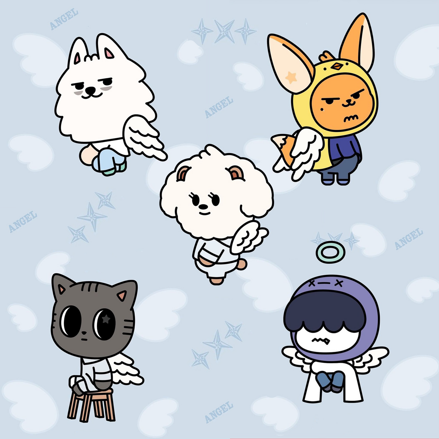 (TXT) PPULBATU STICKERS GLITTER