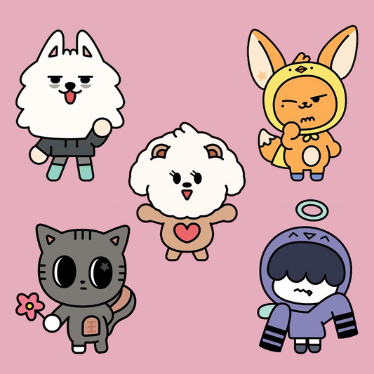 (TXT) PPULBATU STICKERS GLITTER